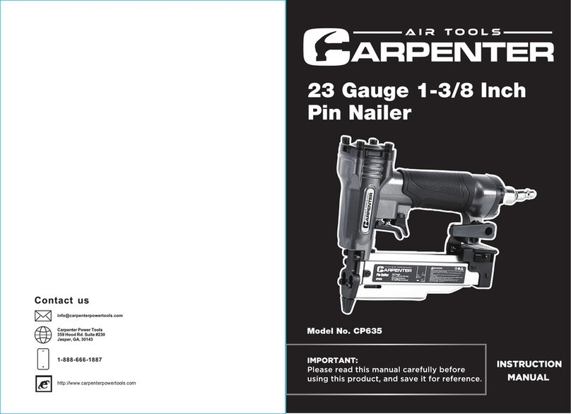 Carpenter MFG CP635 instruction manual