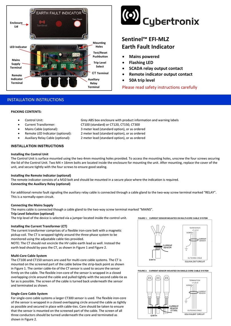 Cybertronix SENTINEL EFI-MLZ installation instructions