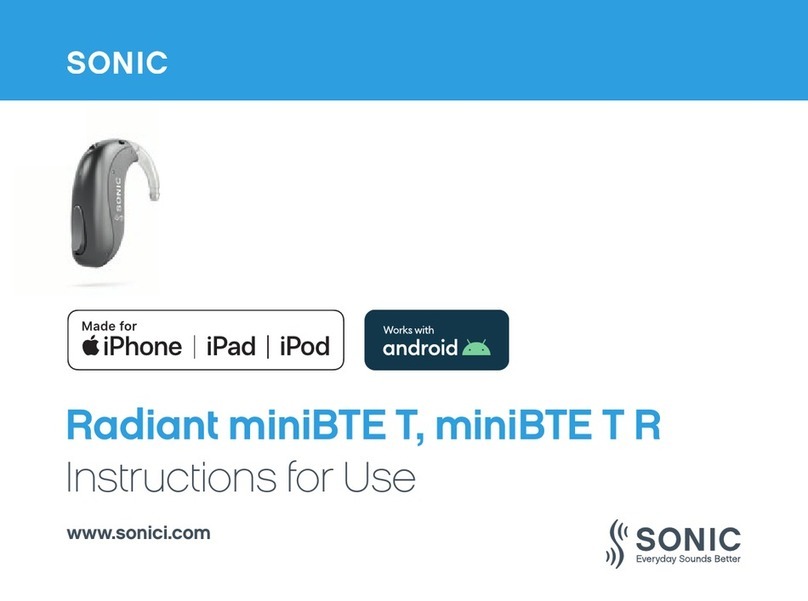 Sonic Radiant miniBTE T User manual