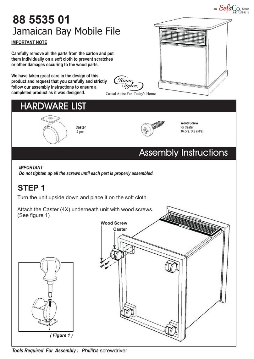 Home Styles Jamaican Bay 88 5535 01 quick start guide Home Styles Jamaican Bay 88 5535 01 quick start guide