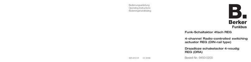 Berker 9450 0200 User manual