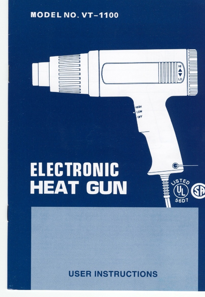 Eddy VT-1100 User instructions