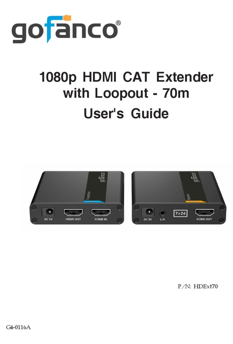 gofanco HDExt70 User manual