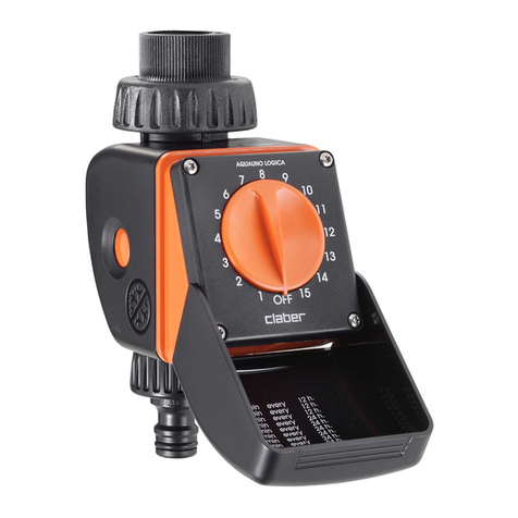 claber AQUAUNO LOGICA 8422 Installation