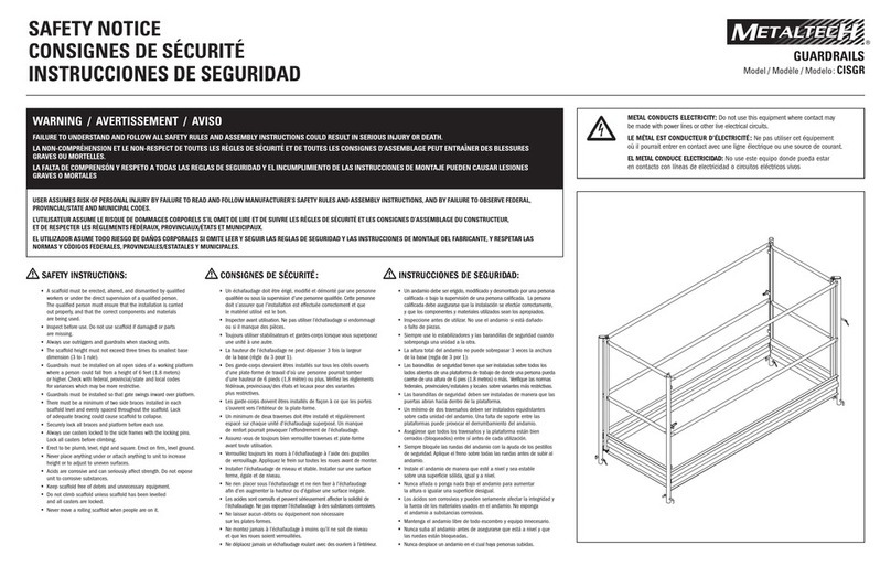 MetalTech CISGR User manual