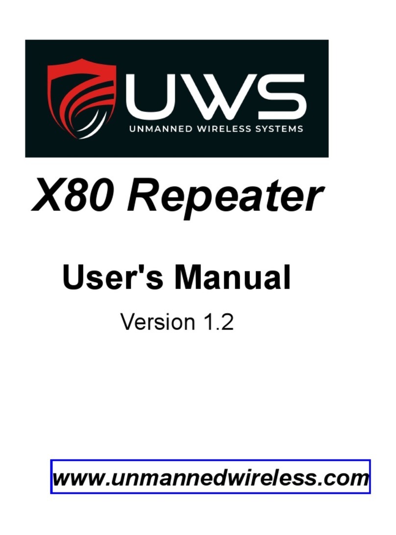 UWS X80 user manual