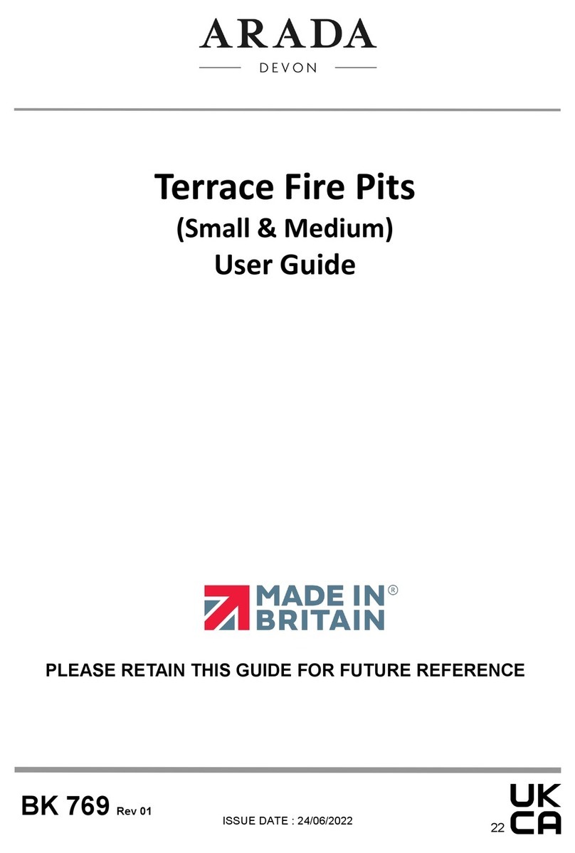 Devon Arada Terrace Fire Pit Small user guide Devon Arada Terrace Fire Pit Small user guide
