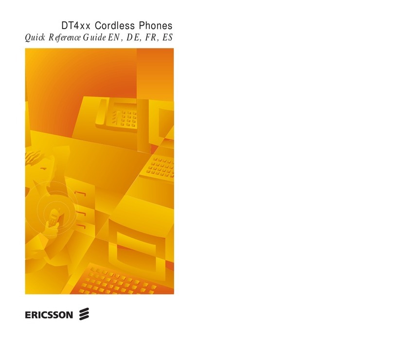 Ericsson DT4 Series User manual