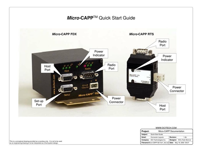 DCI Micro-CAPP FDX quick start guide