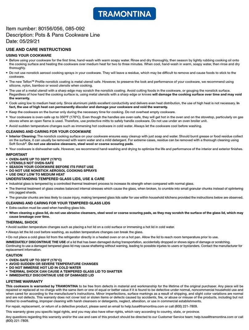 Tramontina 80156/056 Use and care instructions