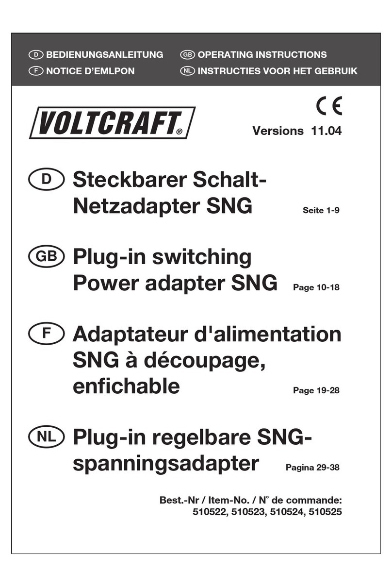 VOLTCRAFT SNG operating instructions