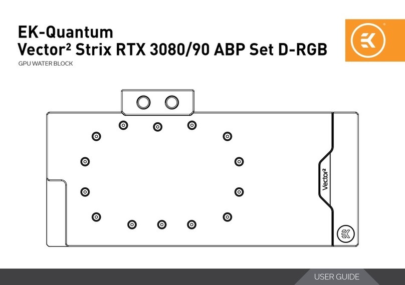 EK-Quantum Vector2 Strix RTX 3080 D-RGB User manual EK-Quantum Vector2 Strix RTX 3080 D-RGB User manual