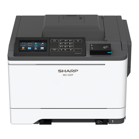 Sharp MX-C407P User manual
