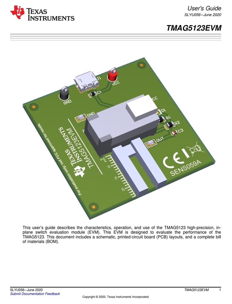 Texas Instruments TMAG5123EVM User manual