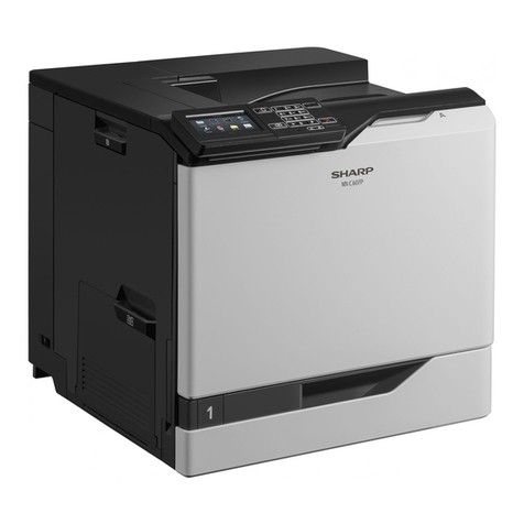 Sharp MX-C607P User manual