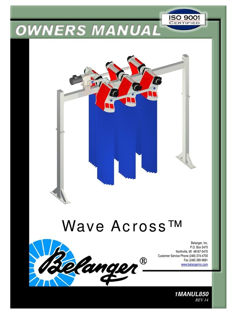 Belanger Wave Across owner's manual