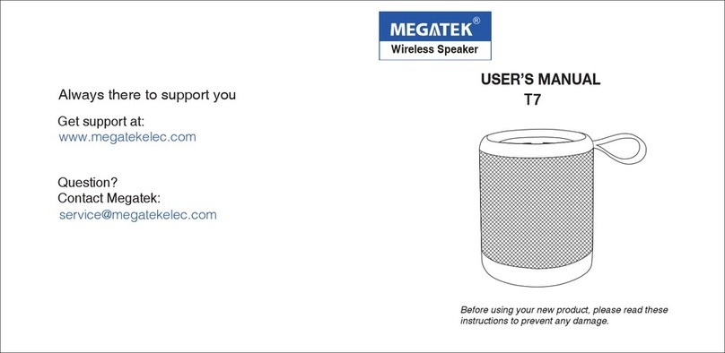 MEGATEK T7 user manual