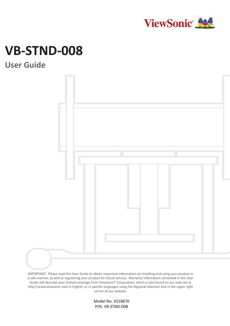 ViewSonic VB-STND-008 User manual