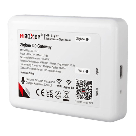 Miboxer Zigbee 3.0 manual