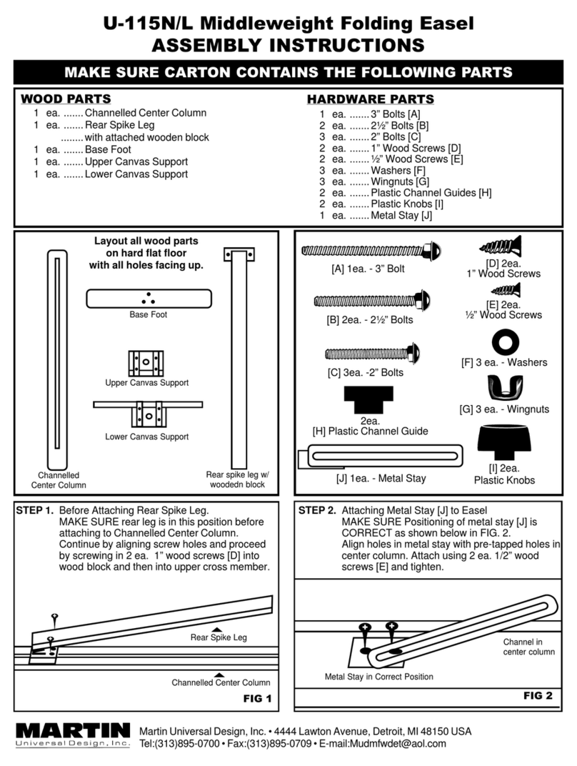 Martin U-115N/L Assembly instructions