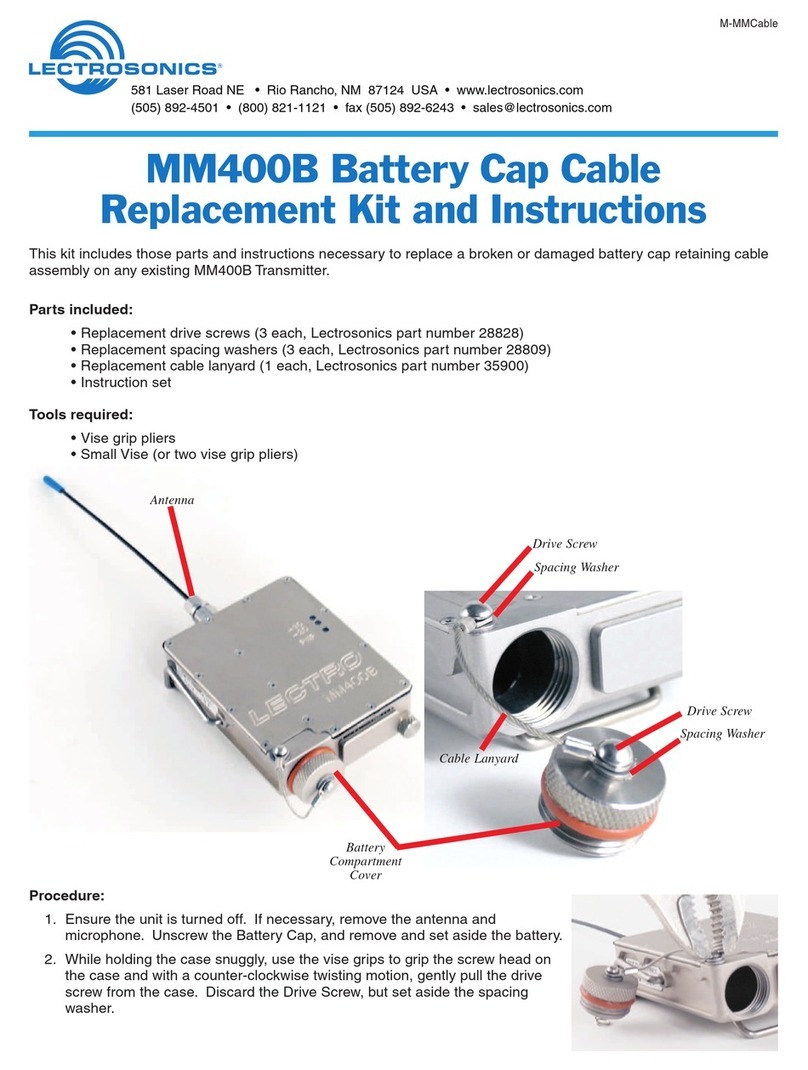 Lectronics MM400B instructions
