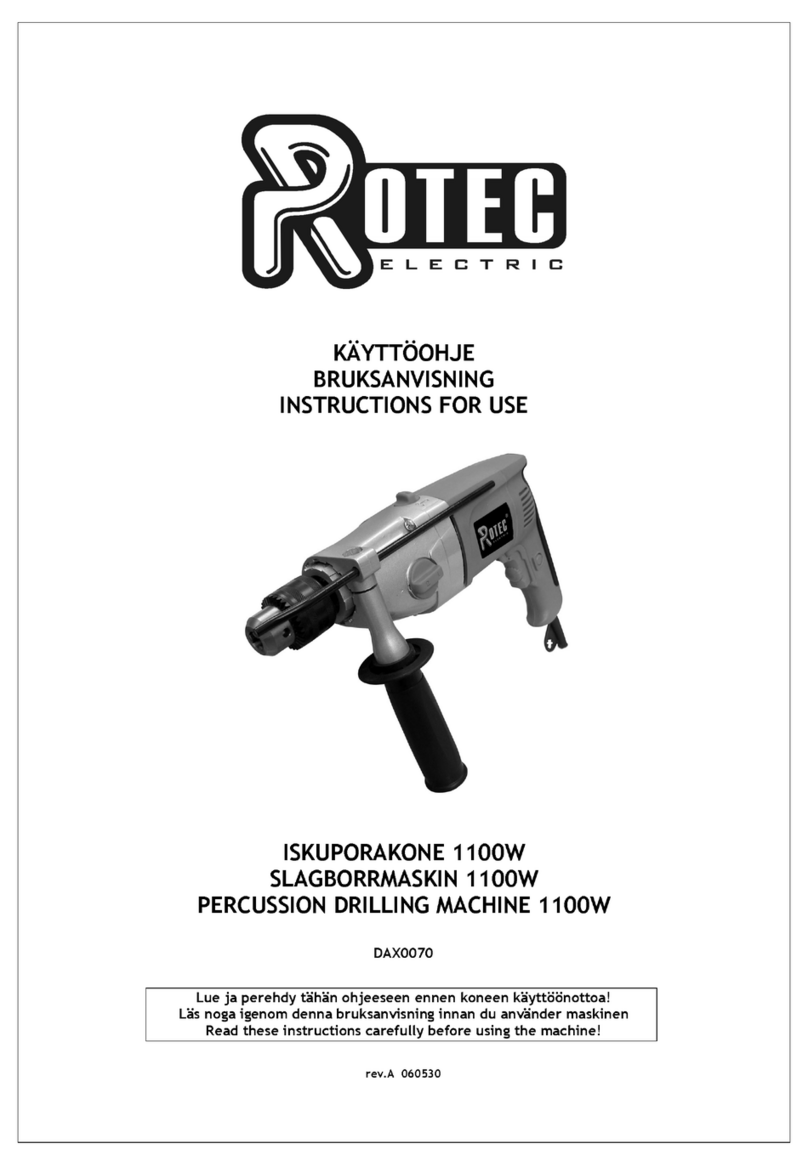 Rotec DAX0070 Instructions for use