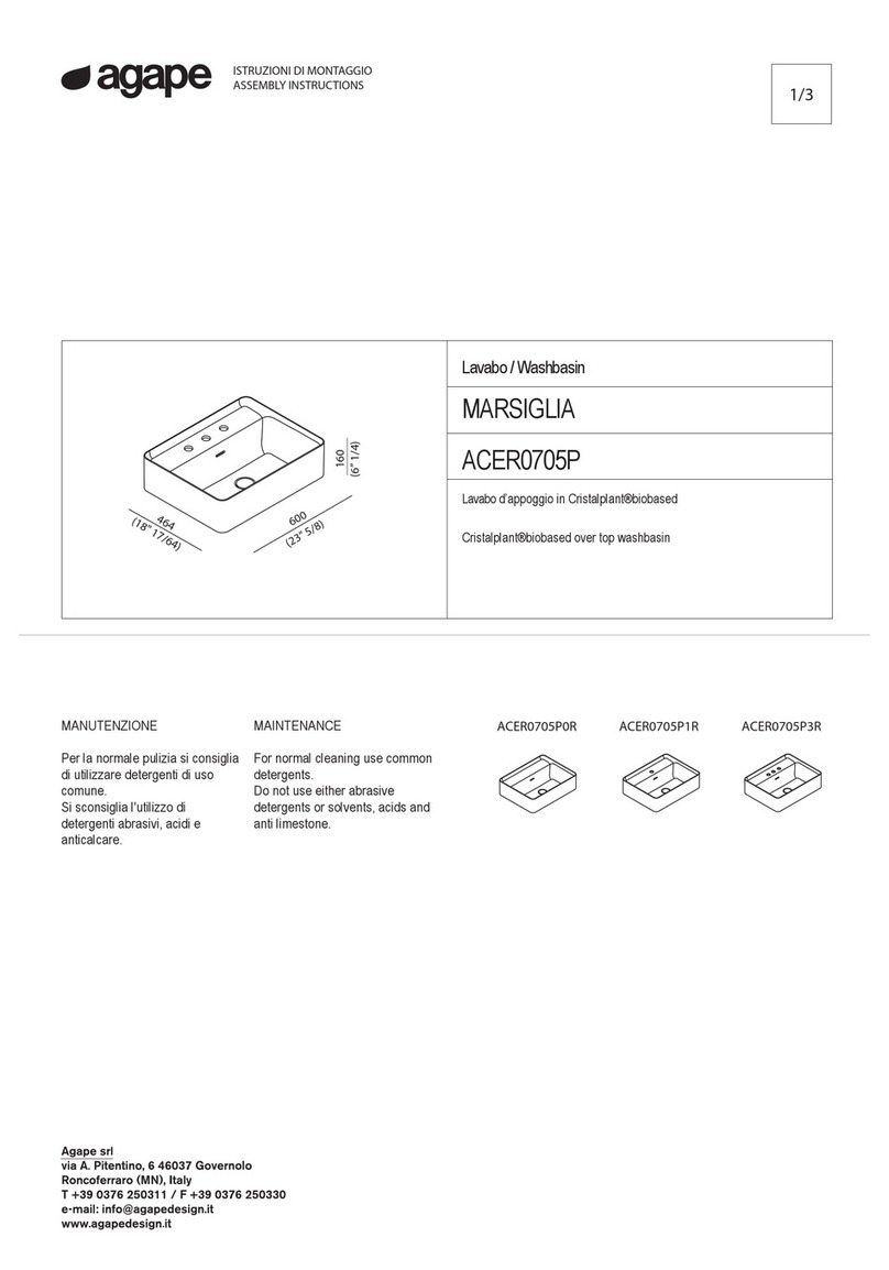 agape MARSIGLIA ACER0705P Assembly instructions