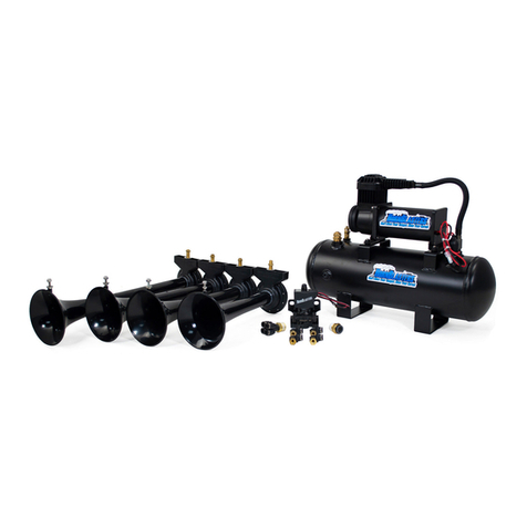 HornBlasters AIRHORN Bullet 2MC installation manual HornBlasters AIRHORN Bullet 2MC installation manual