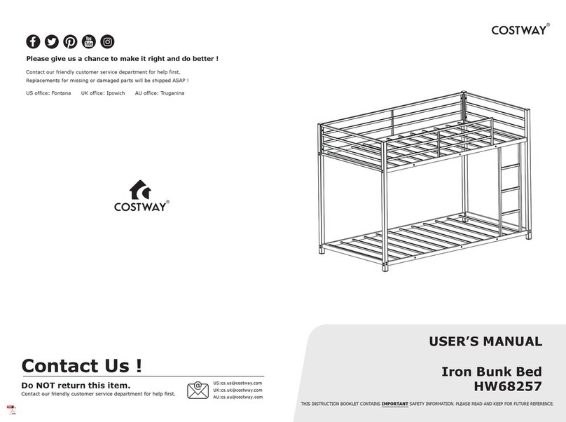 Costway HW68257 user manual Costway HW68257 user manual