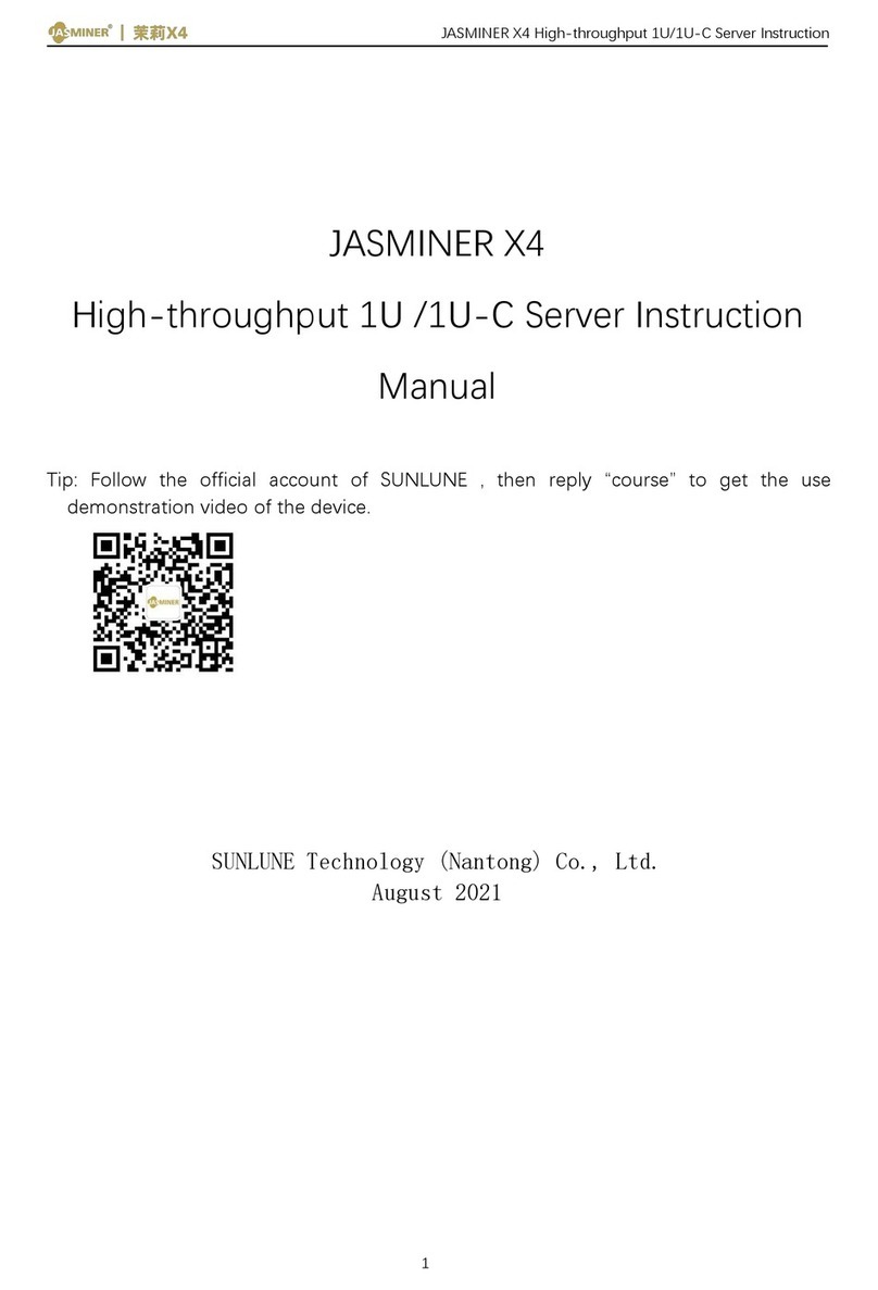 SUNLUNE JASMINER X4 instruction manual