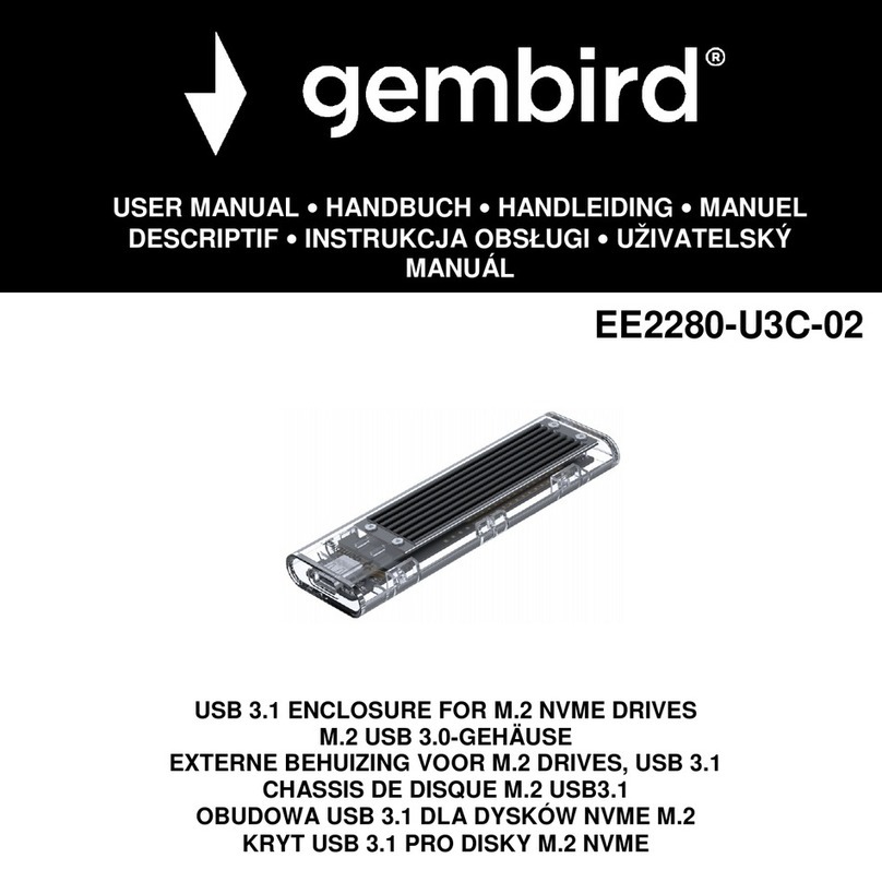 Gembird EE2280-U3C-02 User manual