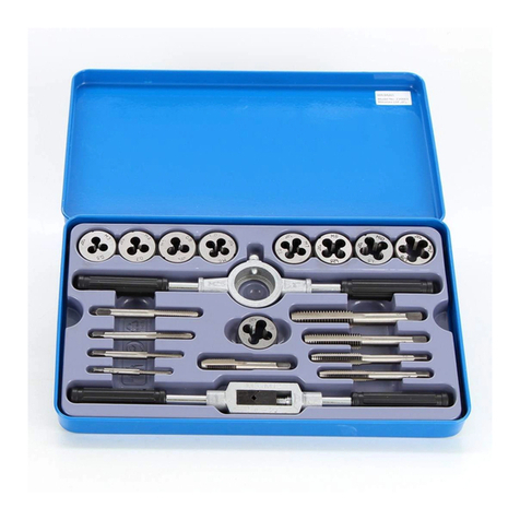 Powerfix Profi Tap & Die Set User manual