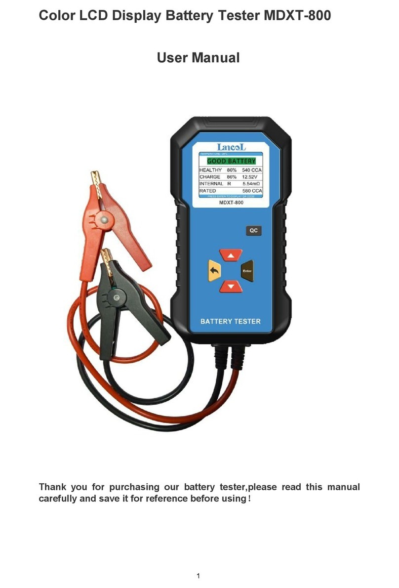 Lancol MDXT-800 user manual