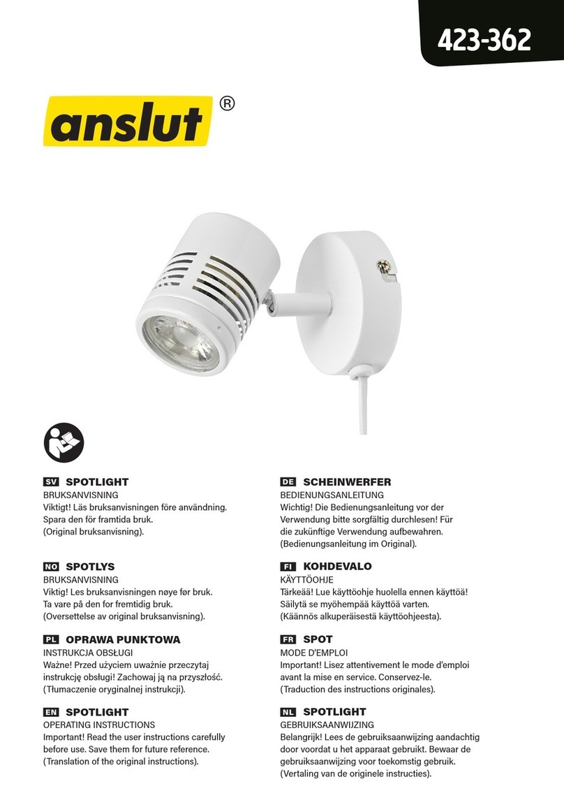 Anslut 423-362 User manual