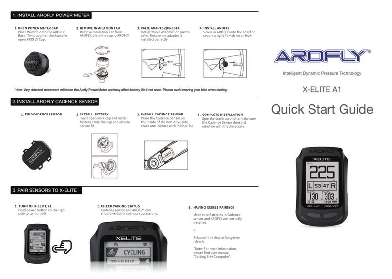 AROFLY X-ELITE A1 quick start guide