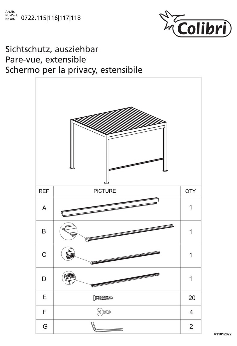 Colibri 0722.115 Assembly instructions
