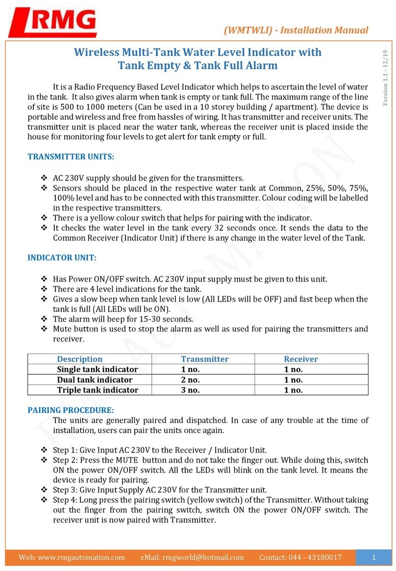 RMG WMTWLI installation manual