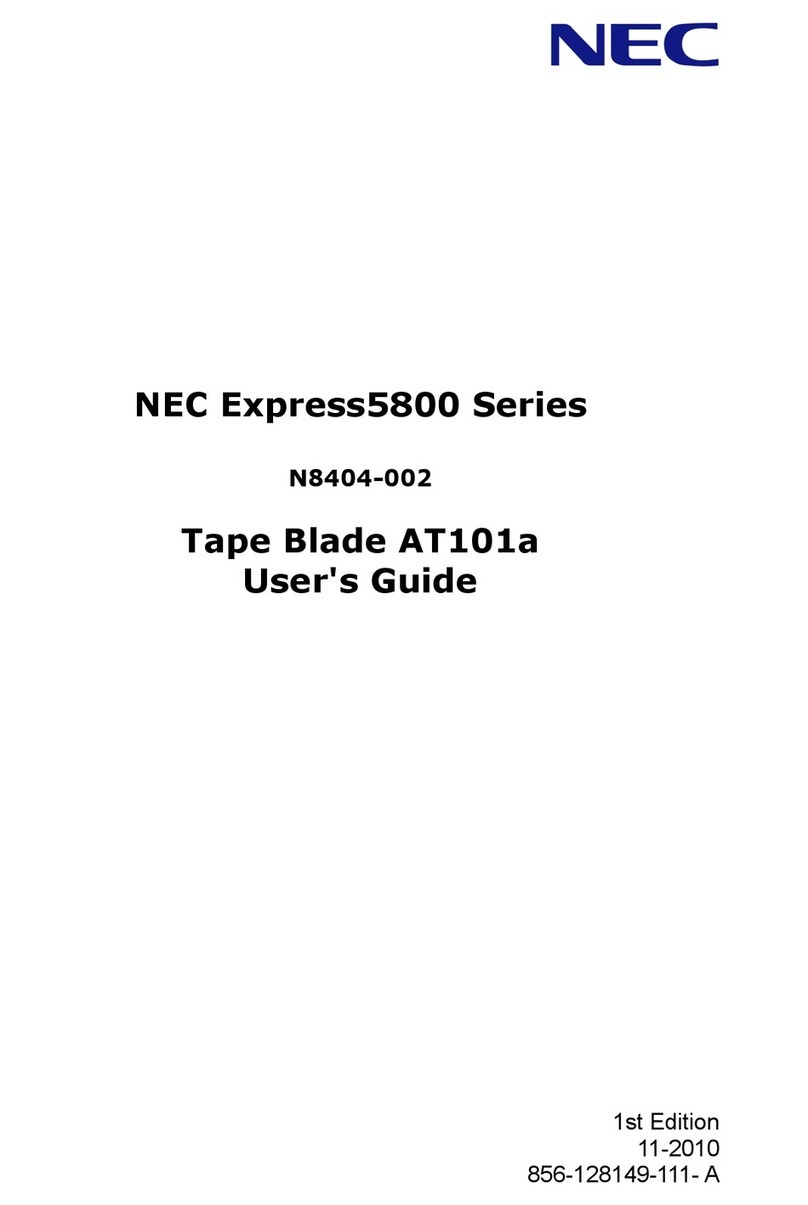 NEC NEC Express5800 Series user guide