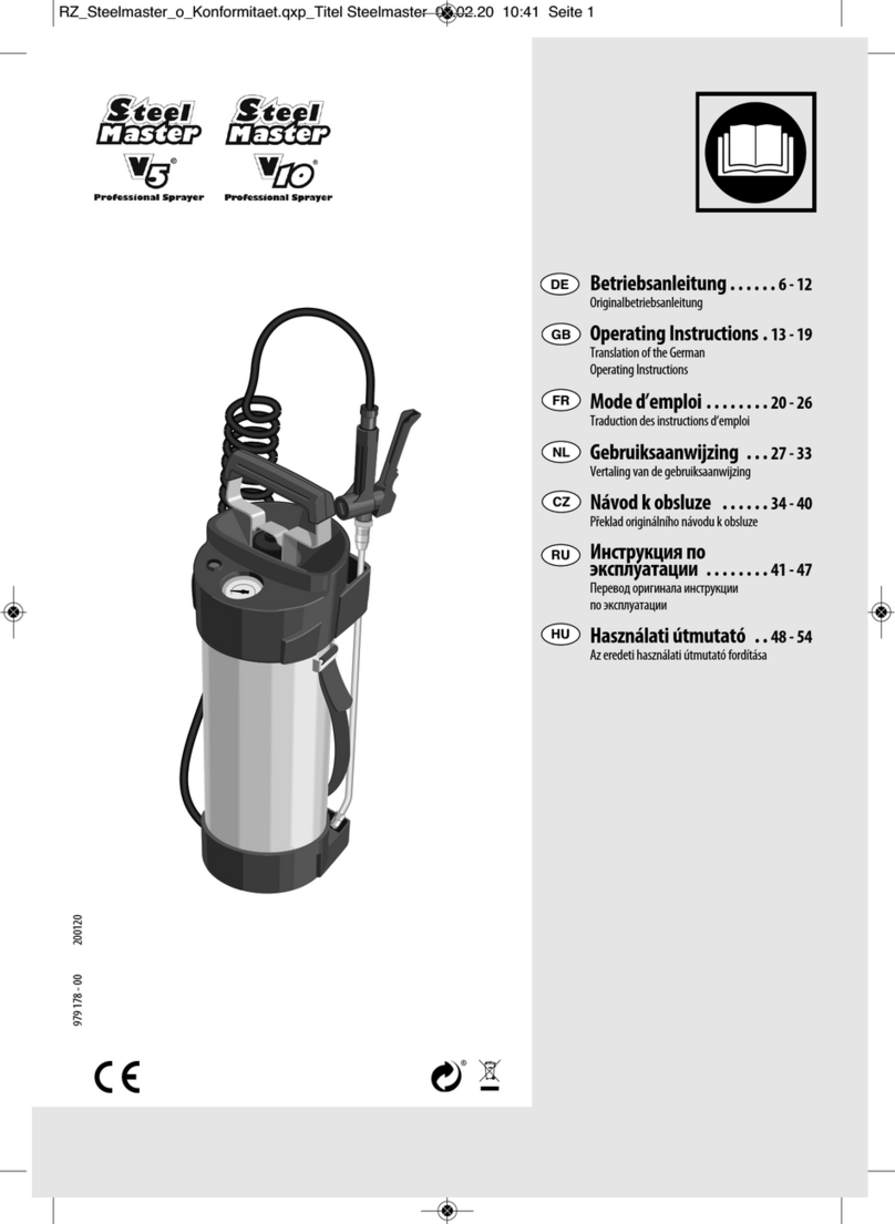 Steelmaster V5 operating instructions
