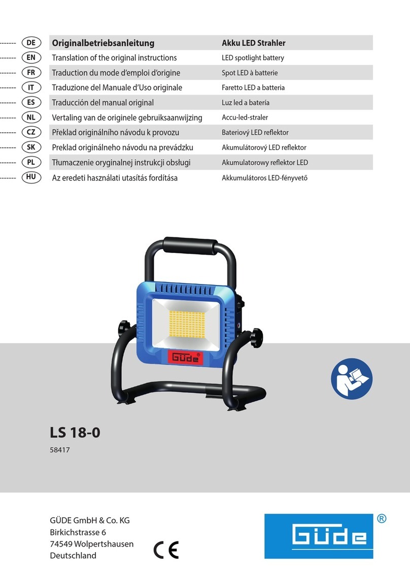 GÜDE LS 18-0 Translation of the original instructions