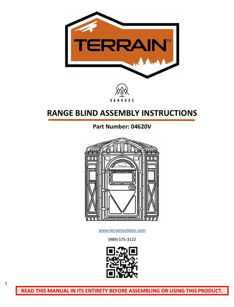 TERRAIN VANROVE 04620V Assembly instructions