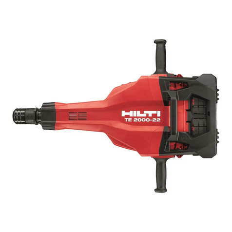 Hilti TE 2000-22 manual