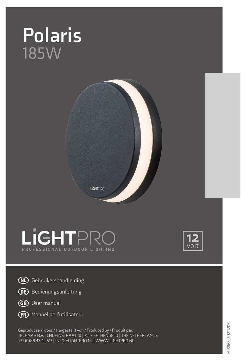 LightPro Polaris 185W user manual