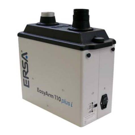 ersa Easy Arm Extraction EA 110 plus i operating instructions ersa Easy Arm Extraction EA 110 plus i operating instructions