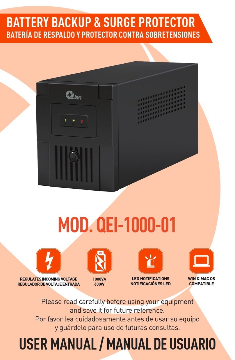 Qian QEI-1000-01 user manual
