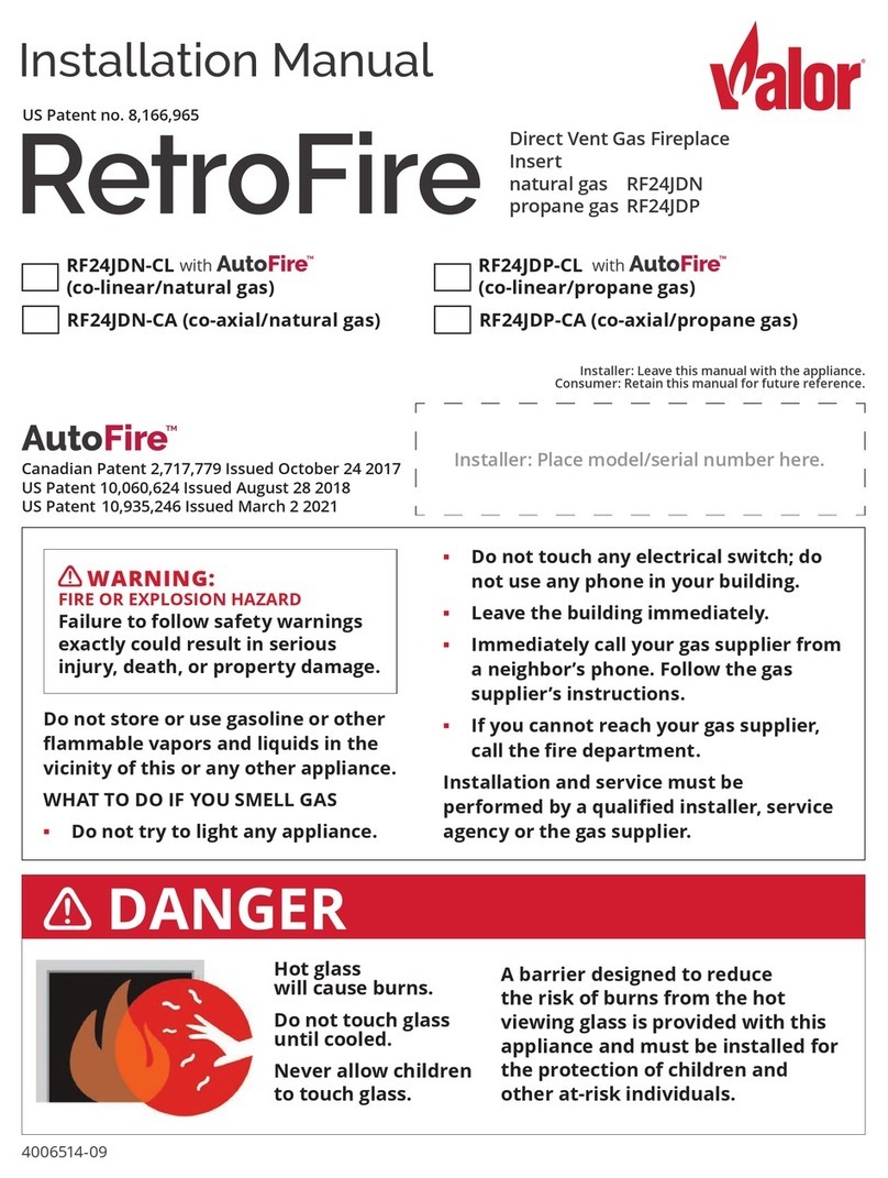 Valor RetroFire RF24JDN User manual