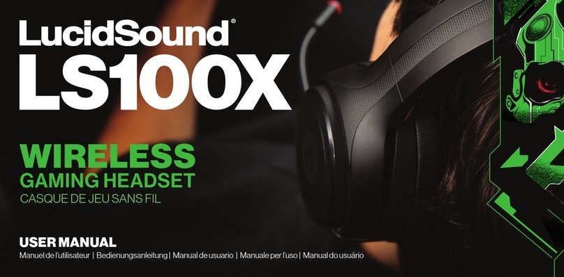 Lucid Sound LS100X user manual
