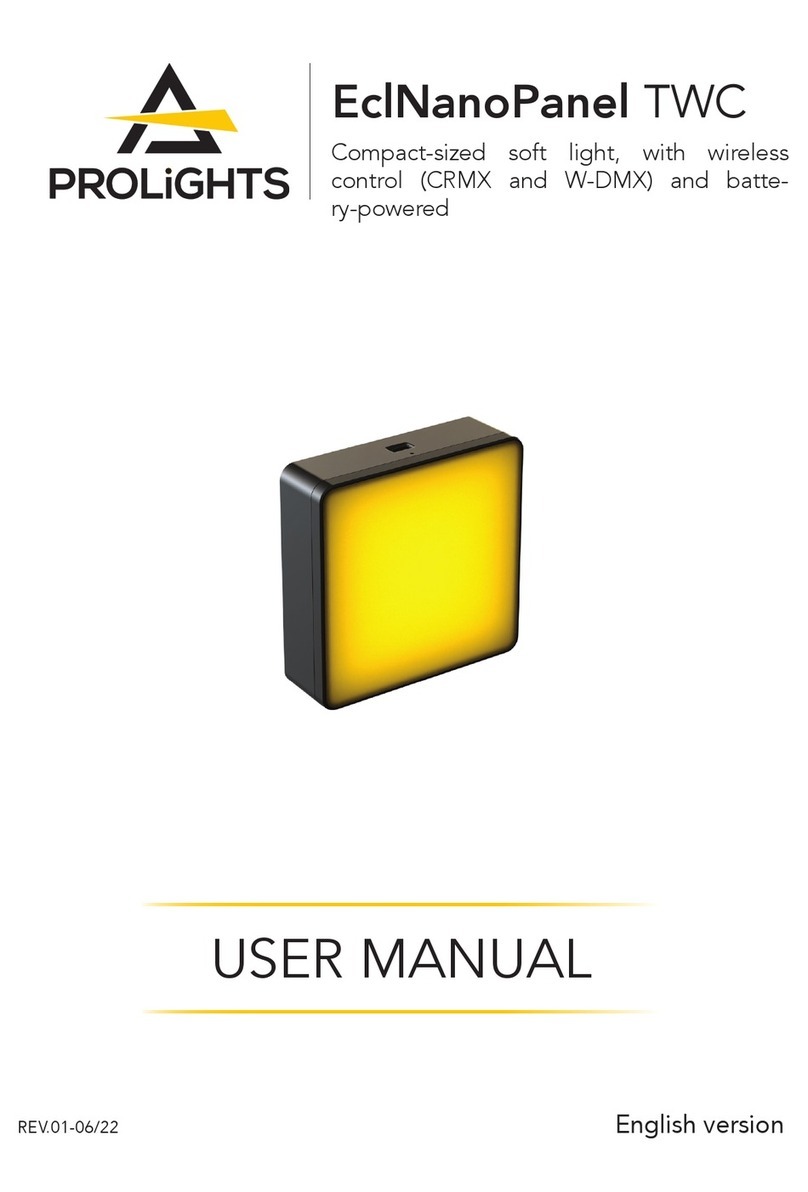 ProLights EclNanoPanel TWC user manual