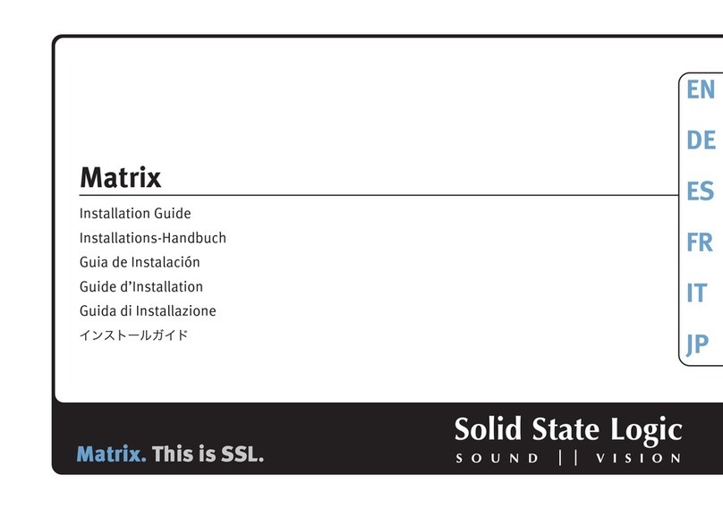 Solid State Logic Matrix User manual Solid State Logic Matrix User manual