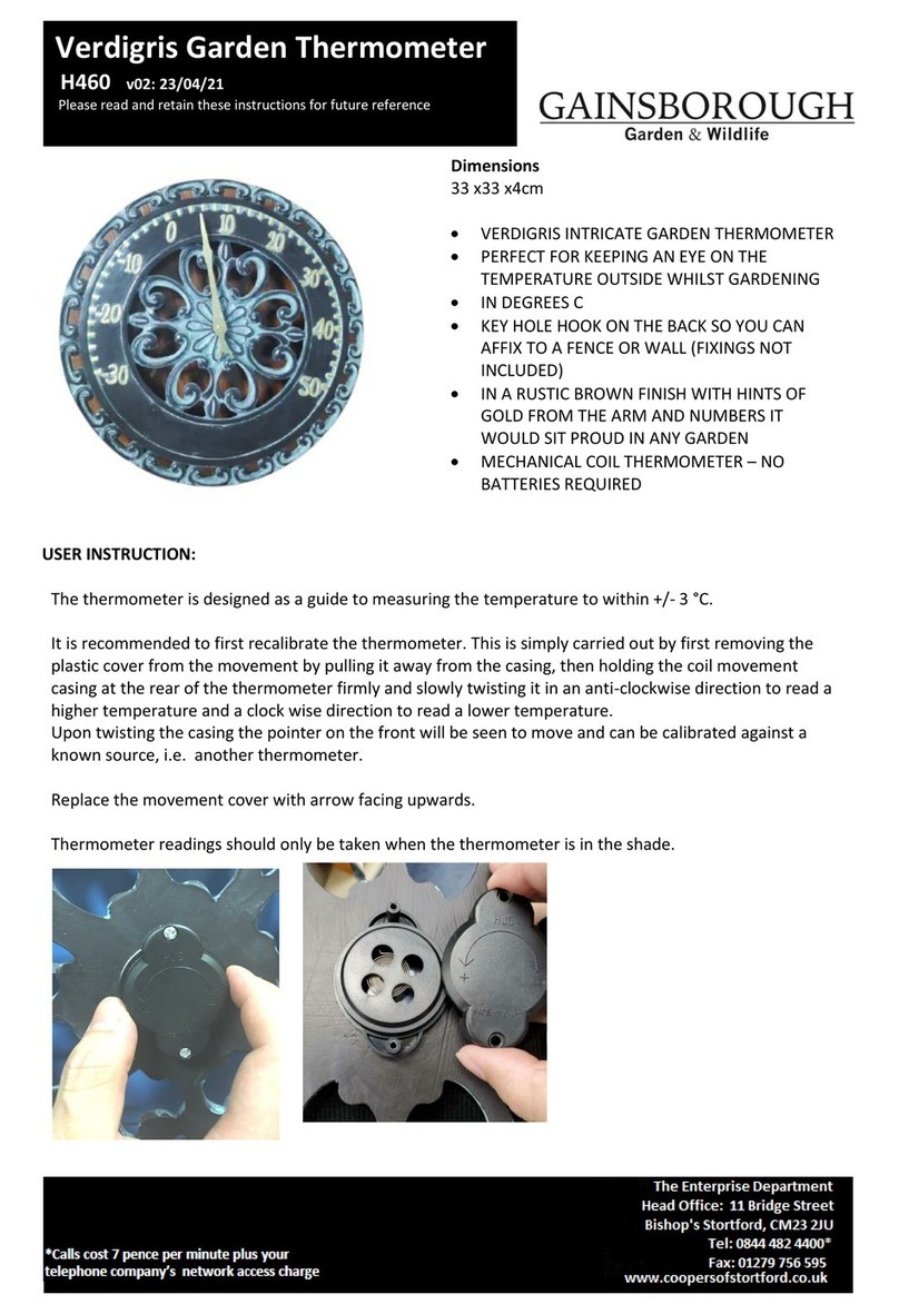 Gainsborough Verdigris H460 User instruction